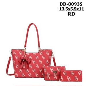 High grade tote handbag, 3piece with a long shoulder strap and a beautif…